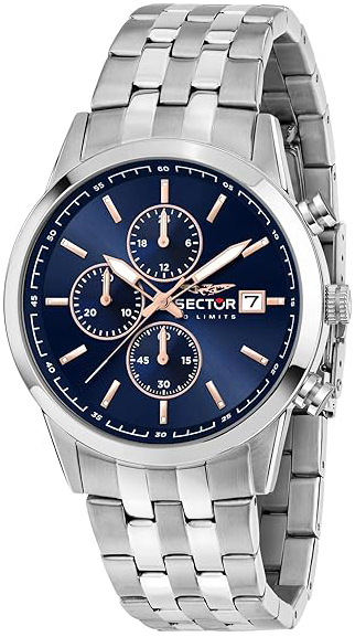 Sector 660 Herreklokke R3273617005 Blå/Stål Ø41 mm