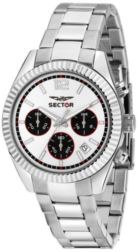 Sector 240 Herreklokke R3273640028 Sølvfarget/Stål Ø39 mm
