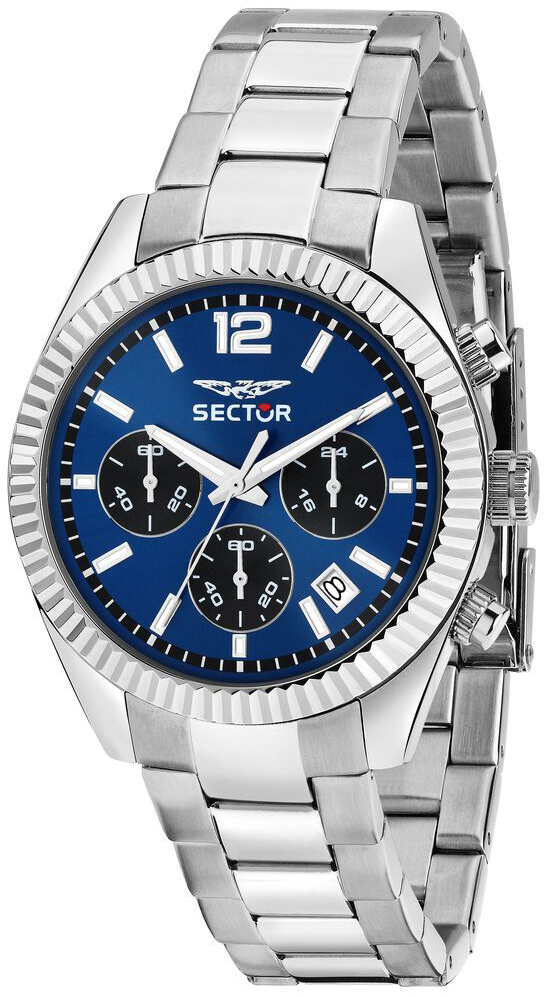 Sector 240 Herreklokke R3273640030 Blå/Stål Ø39 mm