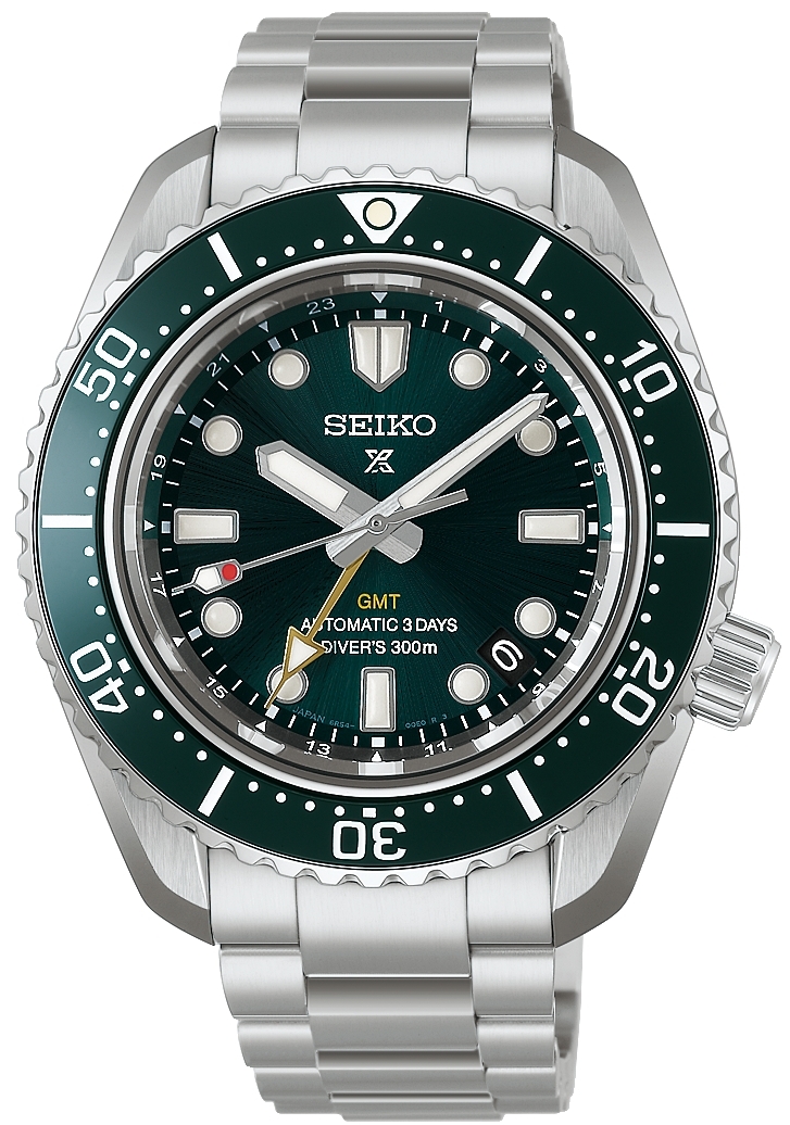 Seiko Herreklokke HBC001J1 Prospex Grønn/Stål Ø42 mm
