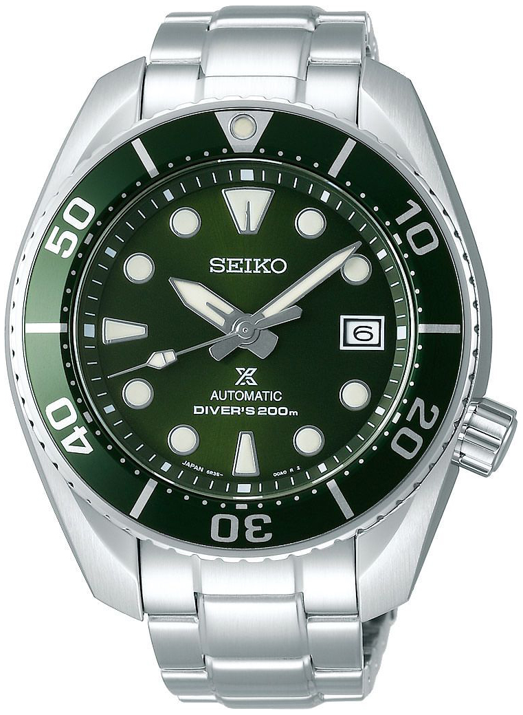Seiko Herreklokke SPB103J1 Prospex Grønn/Stål Ø45 mm