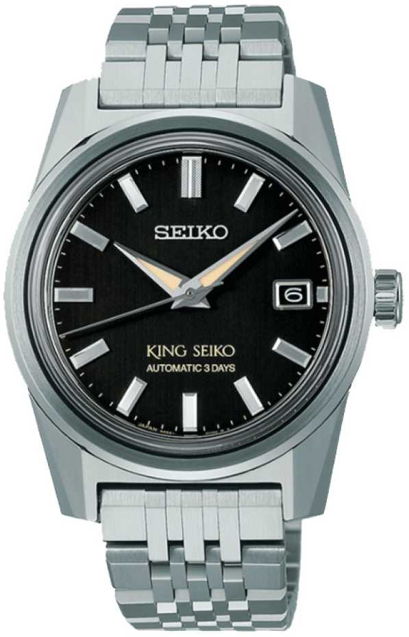 Seiko Herreklokke SPB387J1 King Sort/Stål Ø38.3 mm