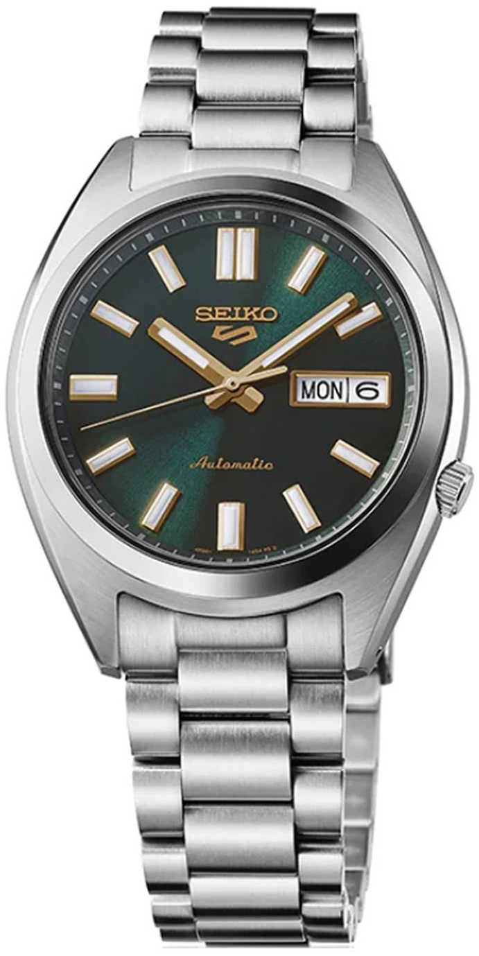 Seiko 5 Sports Herreklokke SRPL57K1 Grønn/Stål Ø37.4 mm