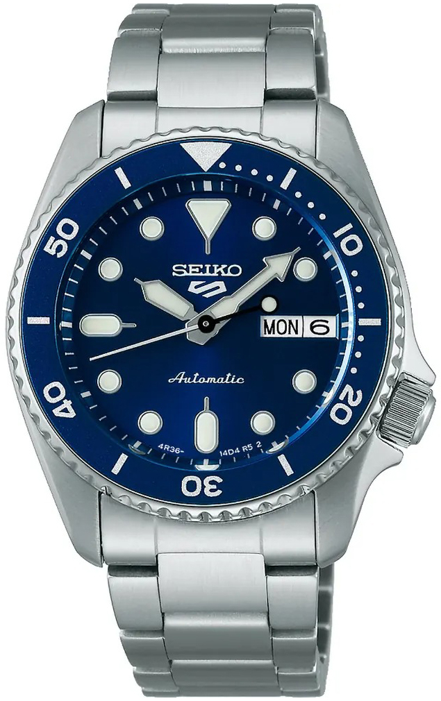 Seiko 5 Sports Herreklokke SRPL77K1 Blå/Stål Ø38 mm