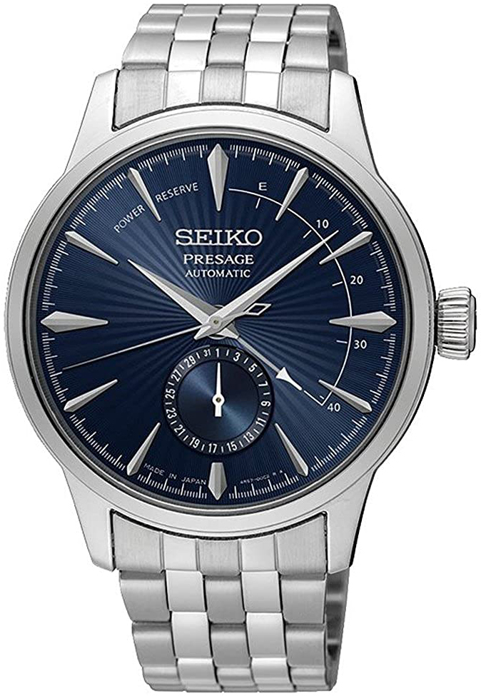 Seiko Herreklokke SSA347J1 Presage Blå/Stål Ø40.5 mm