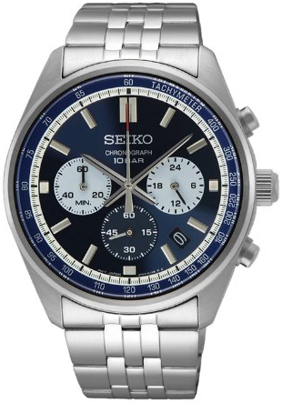 Seiko Herreklokke SSB427P1 Sport Blå/Stål Ø41.5 mm