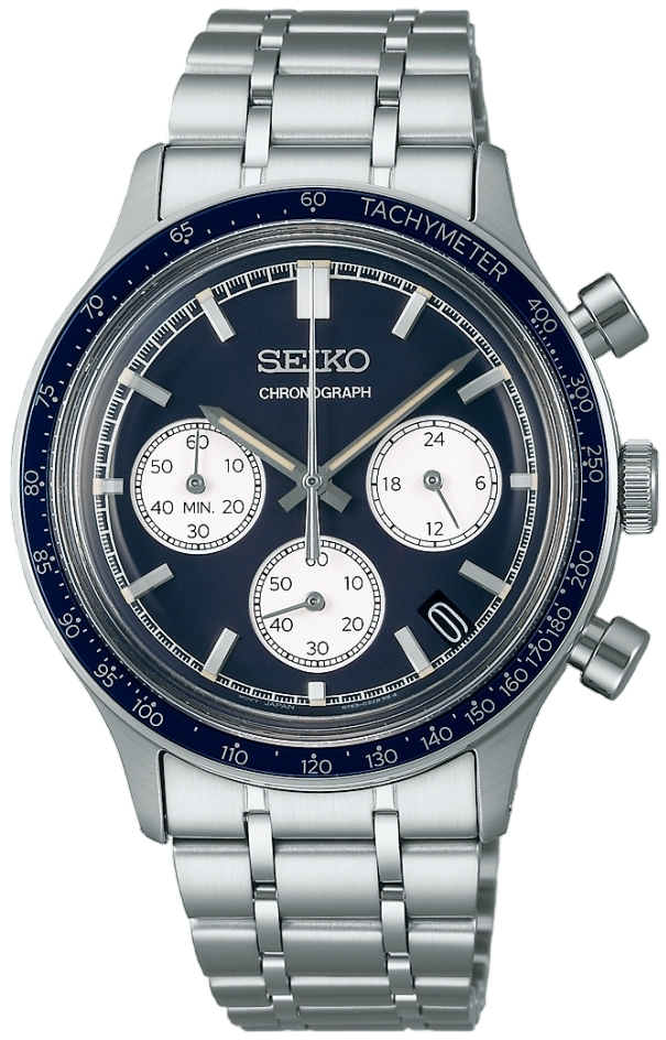 Seiko Herreklokke SSB477P1 Sport Blå/Stål Ø38.7 mm