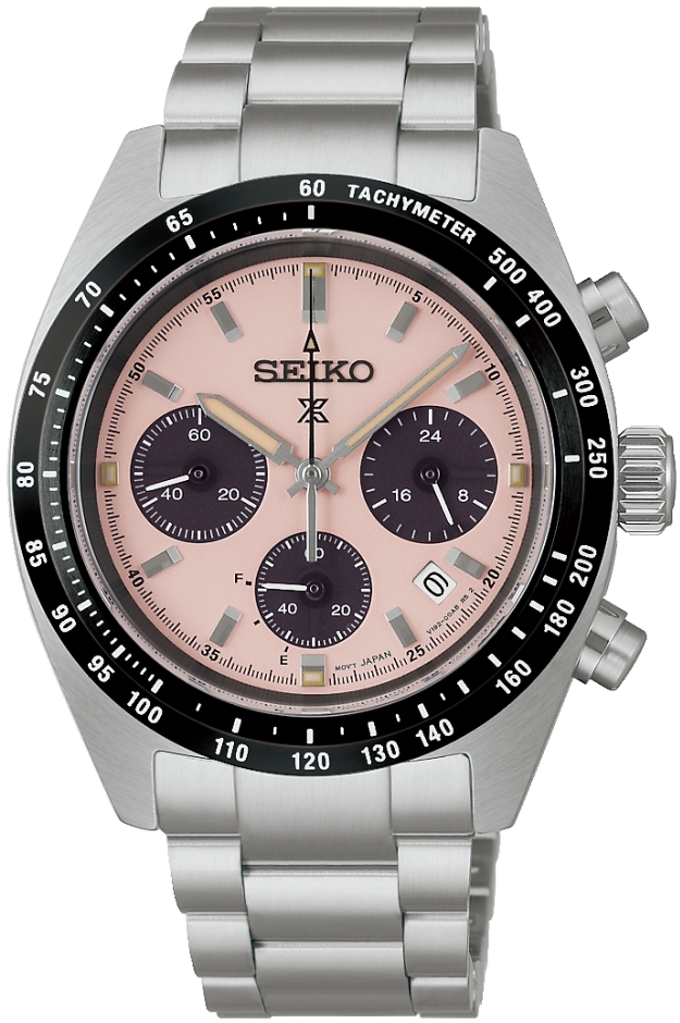 Seiko Herreklokke SSC963P1 Prospex Rosa/Stål Ø39 mm