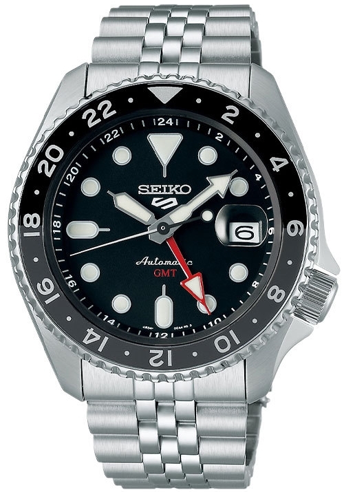Seiko 5 Sports Herreklokke SSK001K1 Sort/Stål Ø42.5 mm