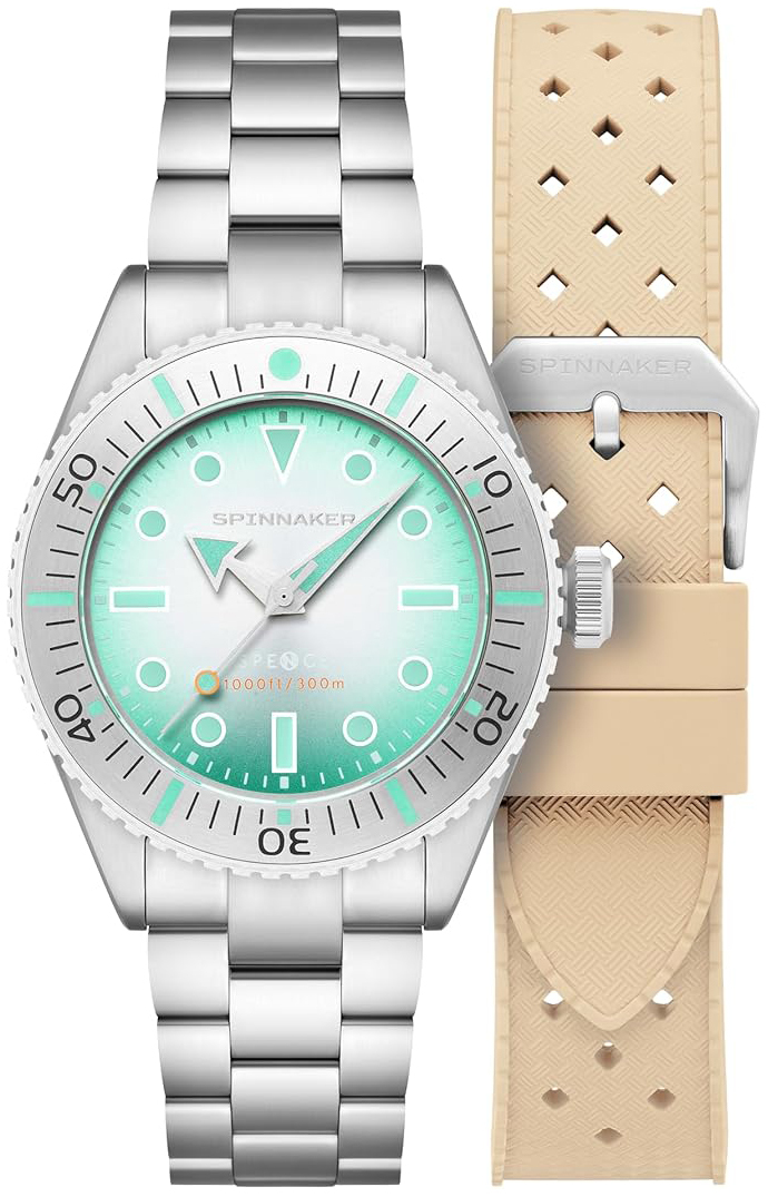 Spinnaker Herreklokke SP-5097-AA Spence Blå/Stål Ø40 mm