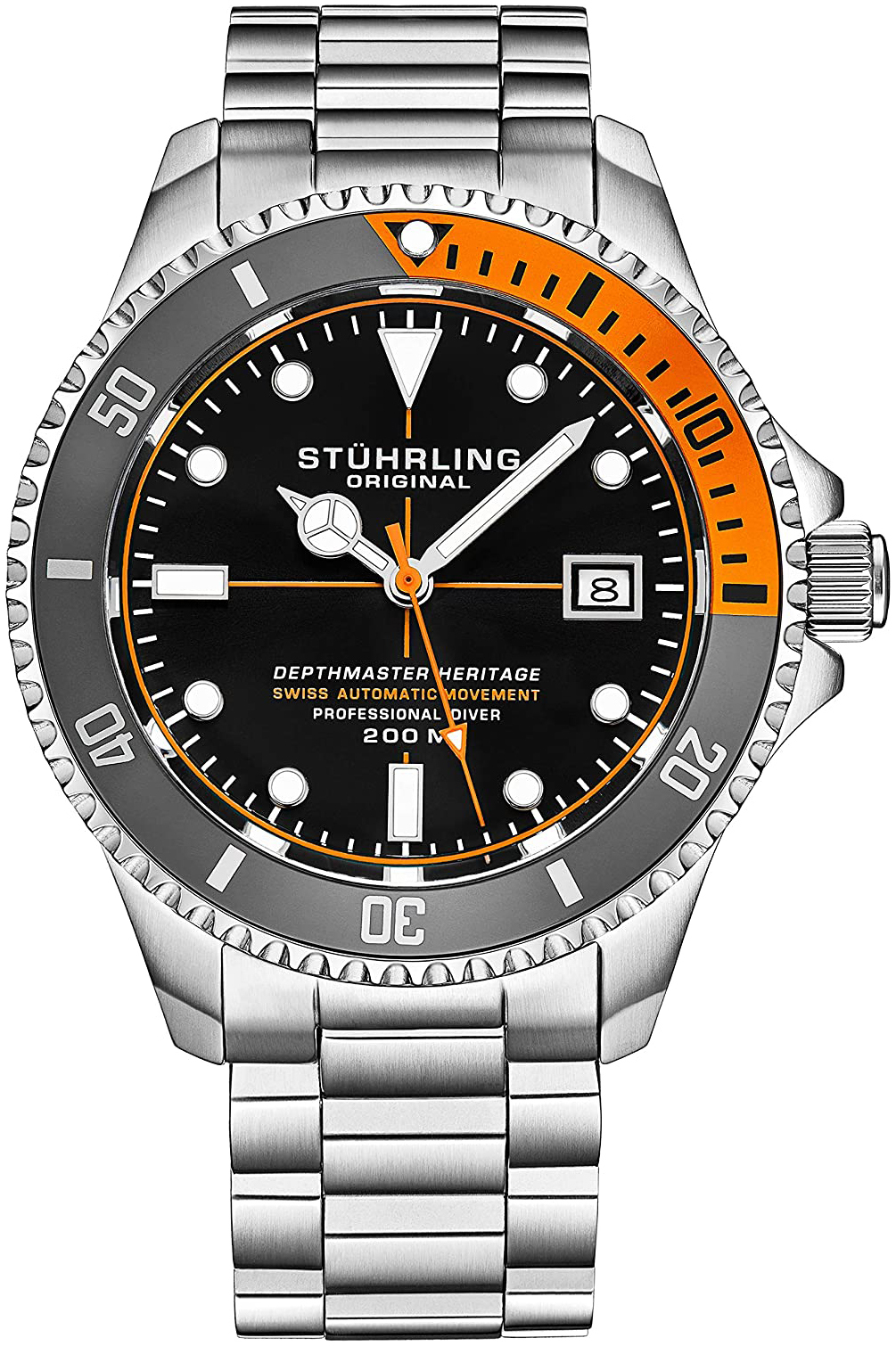 Stührling Original Herreklokke 883H.02 Depthmaster Heritage
