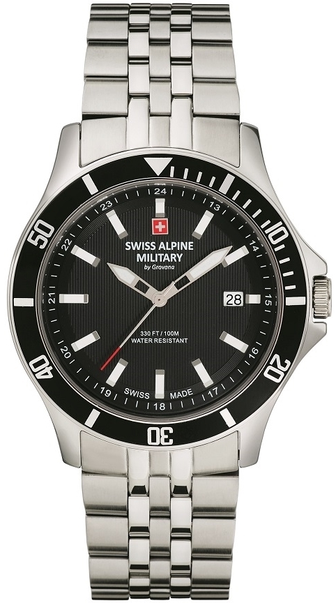 Swiss Alpine Military Herreklokke 7022.1137 Alpine by Grovana
