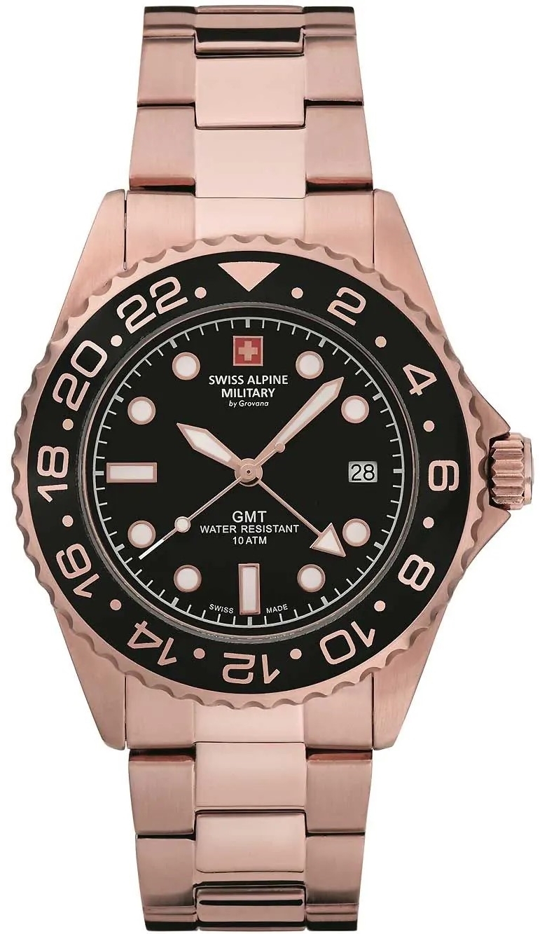 Swiss Alpine Military Herreklokke 7052.1167 Master Diver GMT