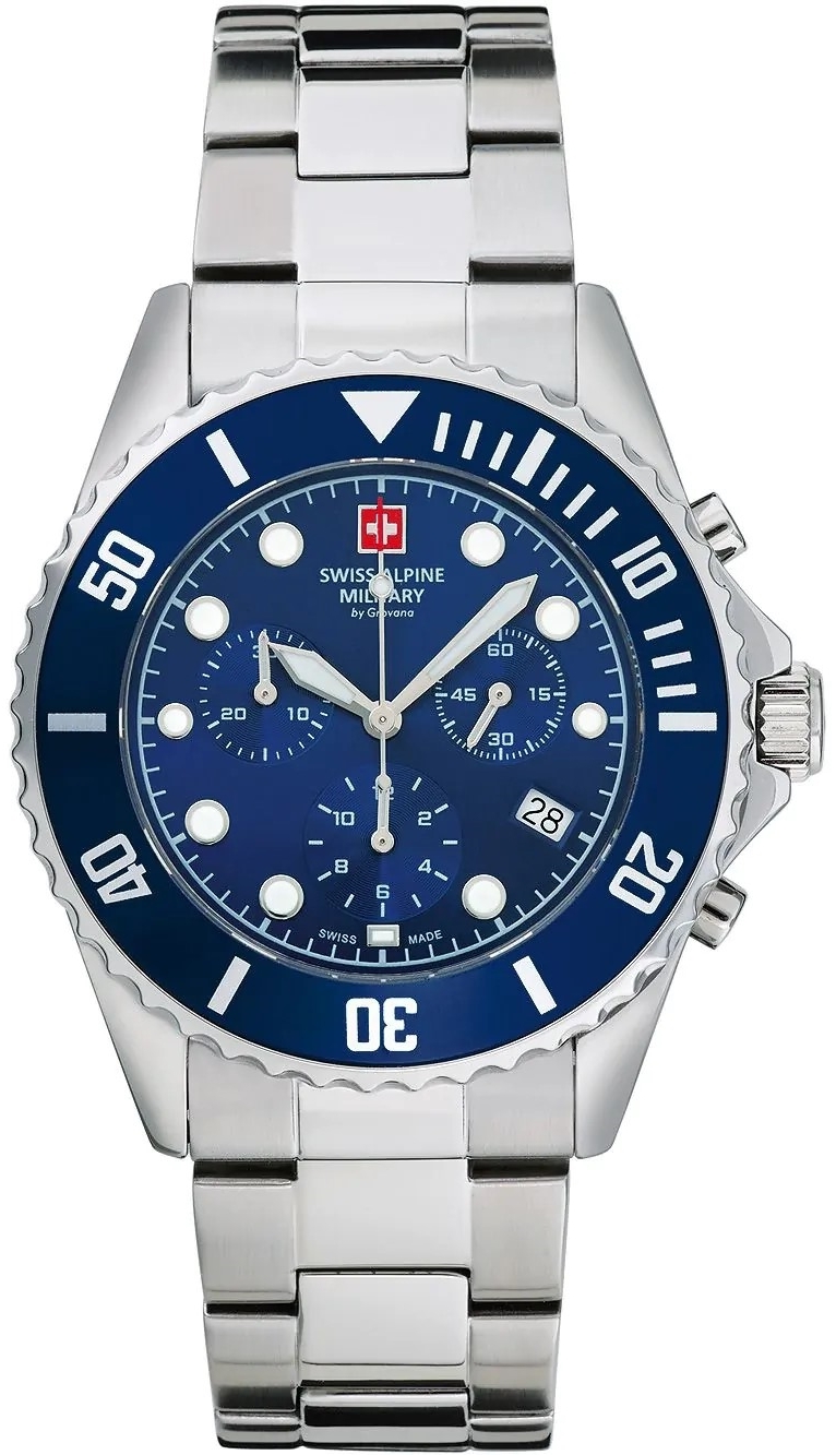 Swiss Alpine Military Herreklokke 7053.9135 Master Diver Chrono