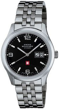 Swiss Military by Chrono Herreklokke 34004.01 Classic Sort/Stål Ø39