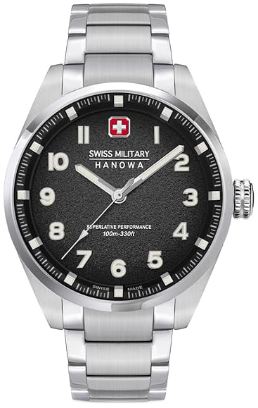 Swiss Military Hanowa Herreklokke SMWGG0001503 Greyhound Grå/Stål