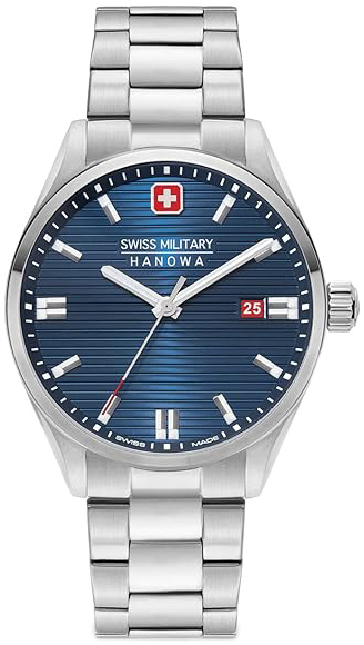 Swiss Military Hanowa Herreklokke SMWGH2200102 Roadrunner Blå/Stål