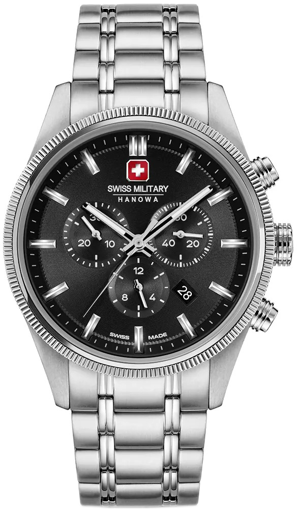 Swiss Military Hanowa Herreklokke SMWGI0003102 Hanowa Sort/Stål Ø43