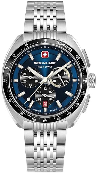 Swiss Military Hanowa Herreklokke SMWGI0003303 Hanowa Blå/Stål Ø41