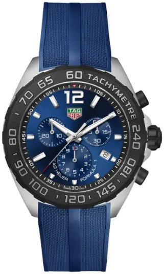 TAG Heuer Herreklokke CAZ101AV.FT8077 Formula 1 Blå/Gummi Ø43 mm