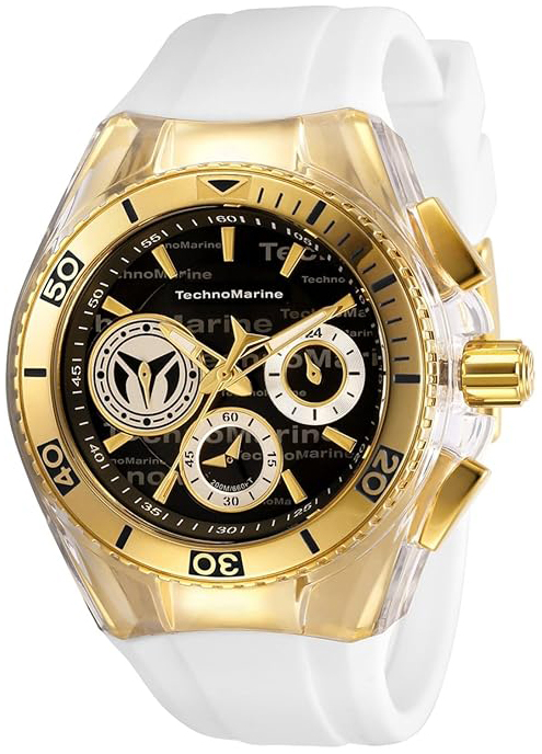 Technomarine Herreklokke TM-118134 Cruise California Sort/Gummi