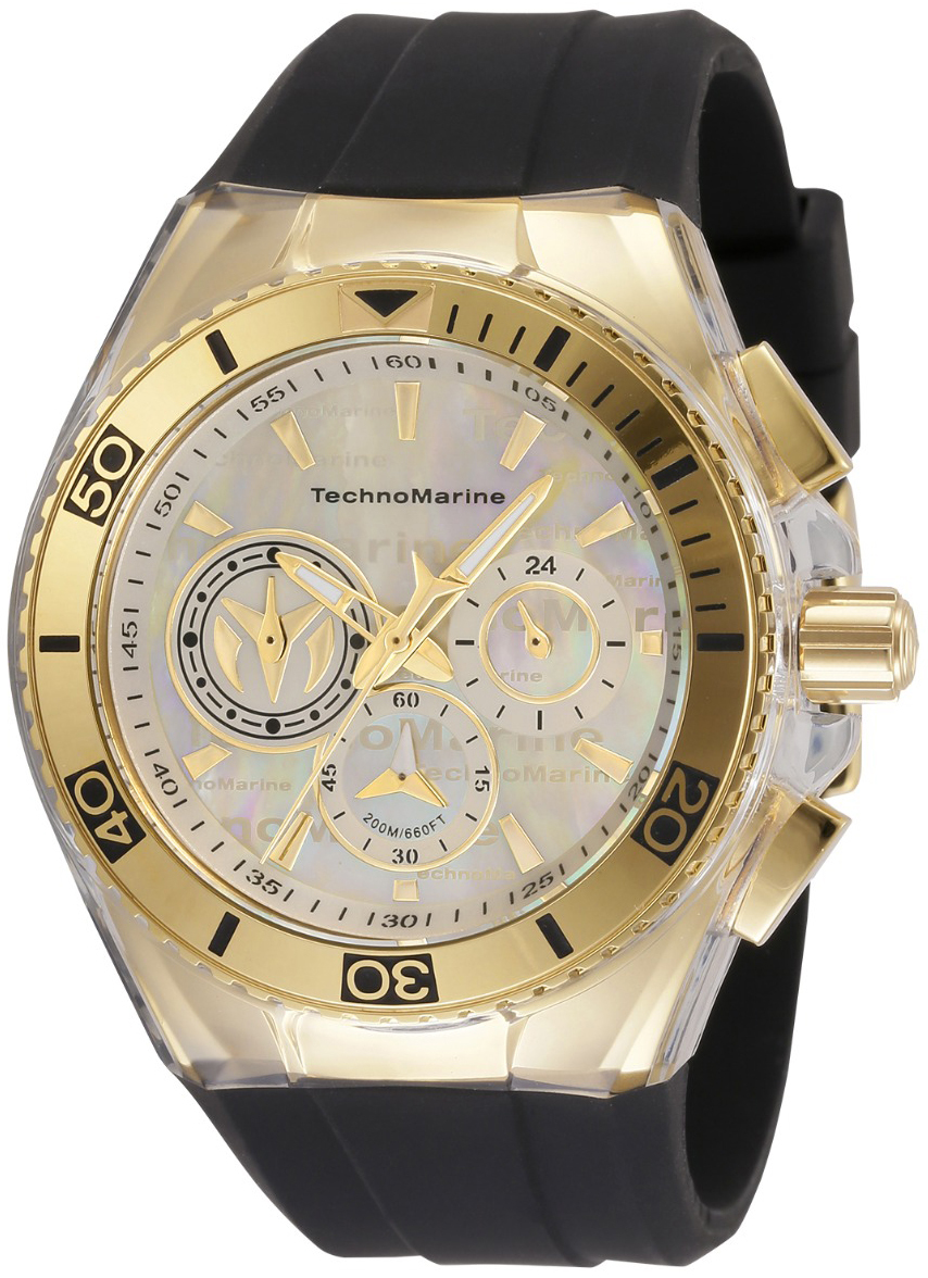 Technomarine Herreklokke TM-120026 Cruise California Hvit/Gummi