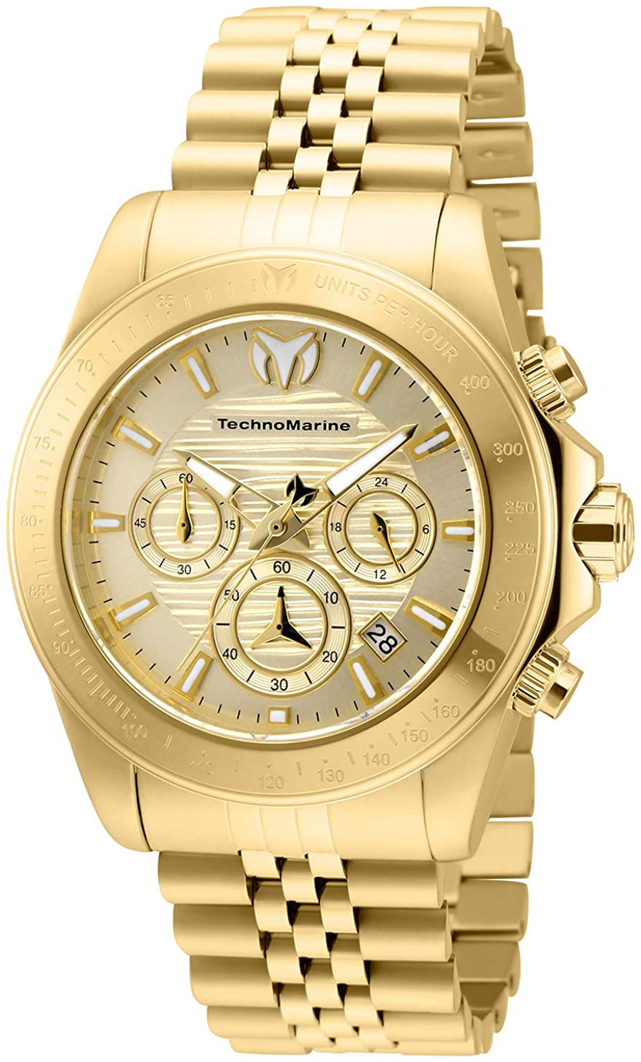 Technomarine Herreklokke TM-219022 Gull/Gulltonet stål Ø42 mm
