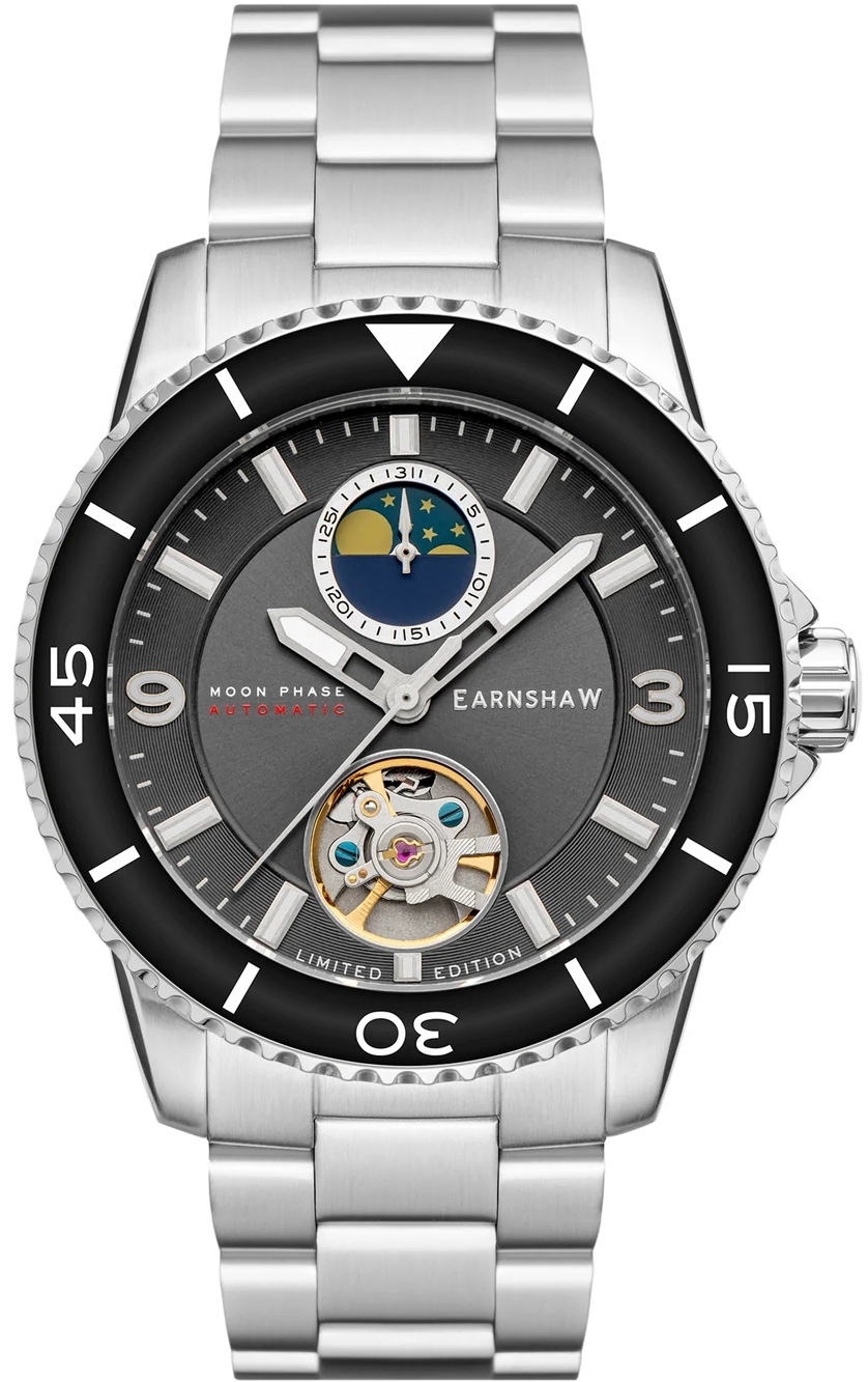 Thomas Earnshaw Herreklokke ES-8210-22 Prevost Grå/Stål Ø42 mm