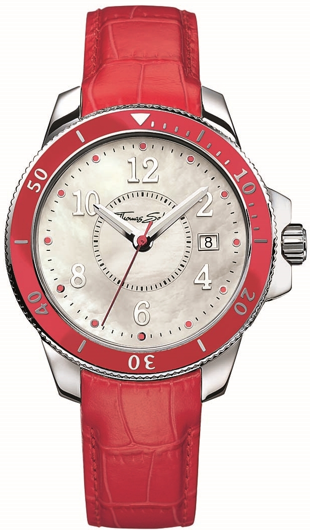 Thomas Sabo AIR-WA0122 Hvit/Lær Ø44 mm