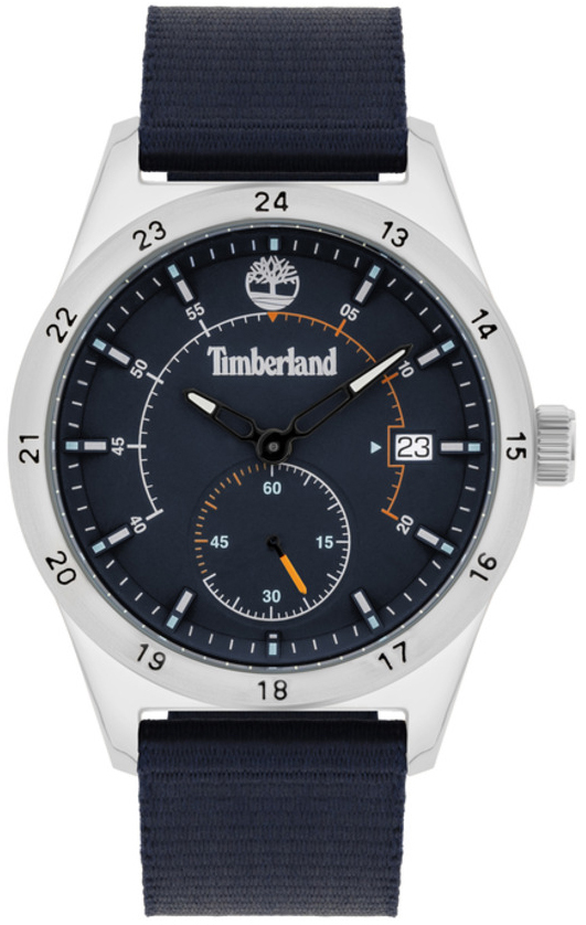 Timberland Herreklokke TBL15948JYS03 Boynton Blå/Tekstil Ø45 mm