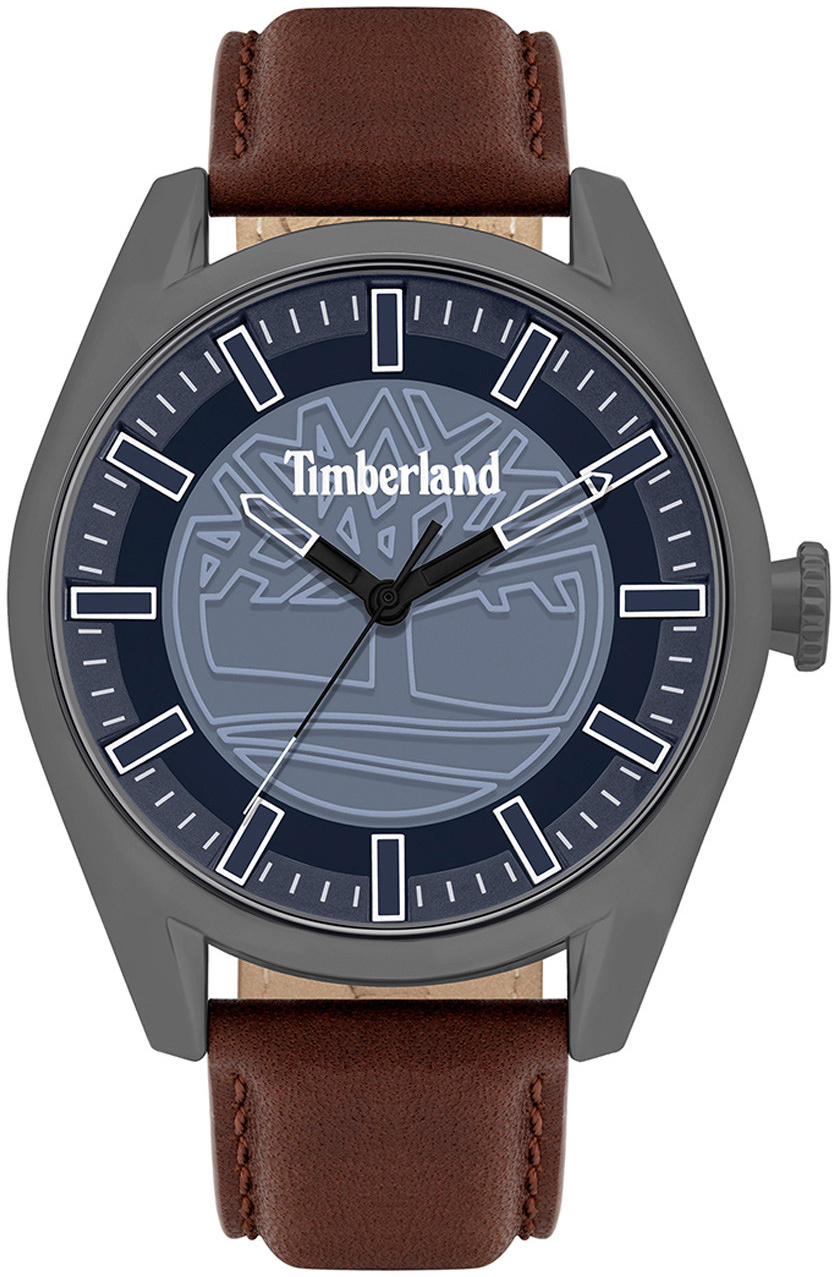 Timberland Herreklokke TBL16005JYU.03 Ashfield Blå/Lær Ø46 mm