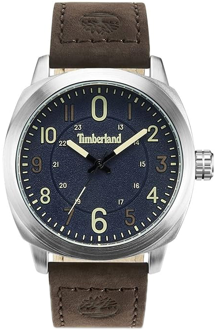 Timberland Herreklokke TDWGA9001902 Cillicothe-Z Blå/Lær Ø46 mm