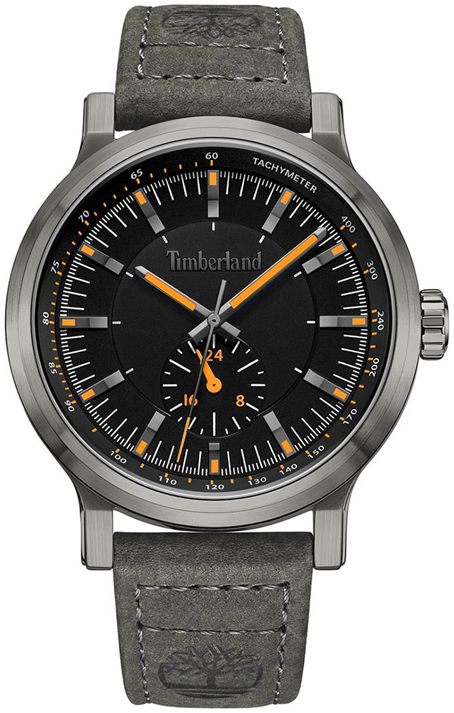 Timberland Herreklokke TDWGF2231003 Driscoll Sort/Lær Ø46 mm