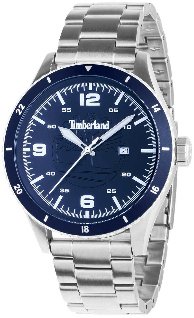Timberland Herreklokke TDWGH0010504 Ashmont Blå/Stål Ø46 mm