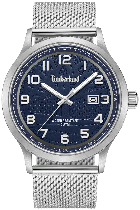 Timberland Herreklokke TDWGH0028801 Trumbull Blå/Stål Ø45 mm