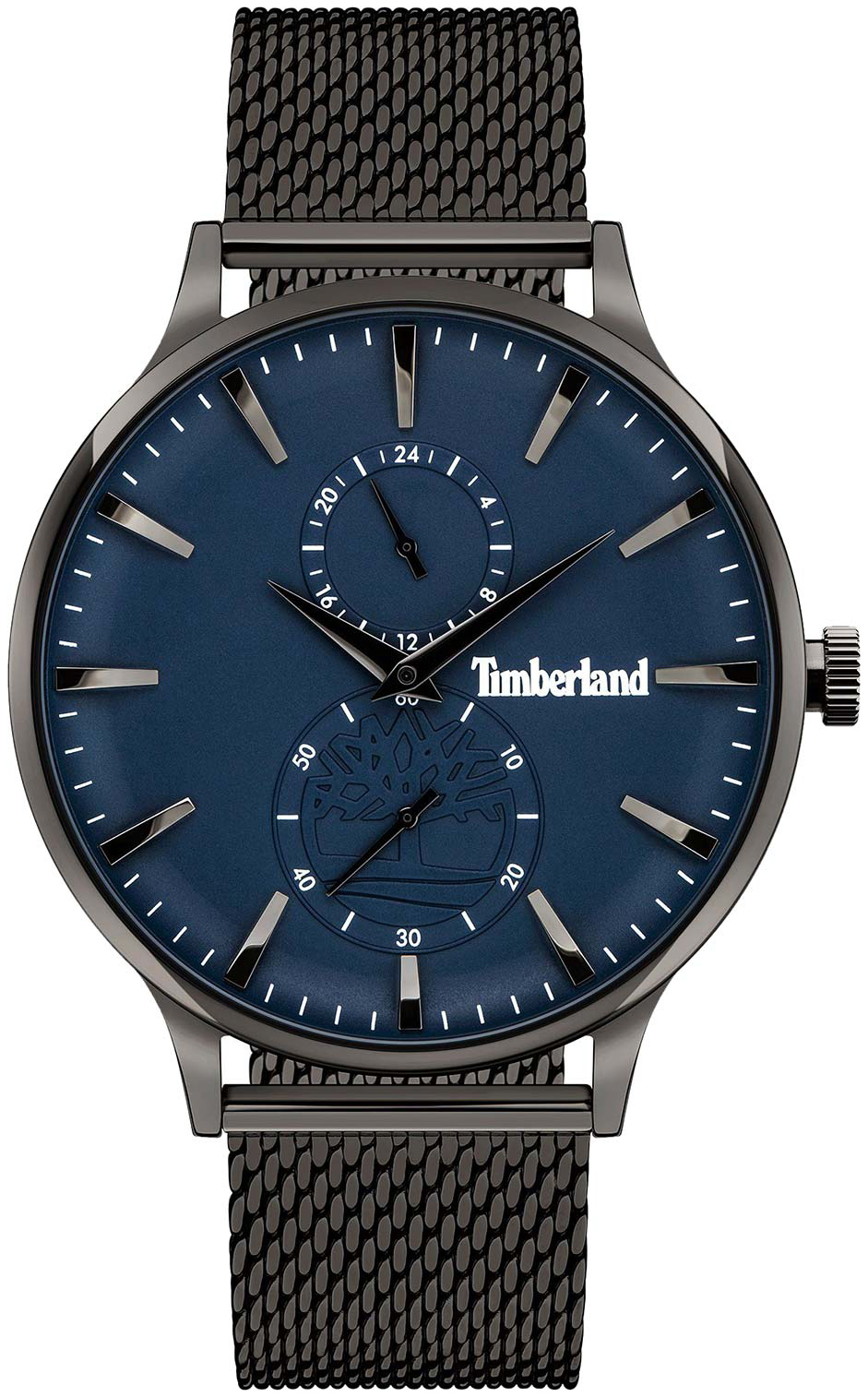 Timberland Herreklokke TDWJK2001102 Blå/Stål Ø45 mm
