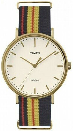 Timex 99999 Herreklokke ABT522 Hvit/Tekstil Ø41 mm - Timex