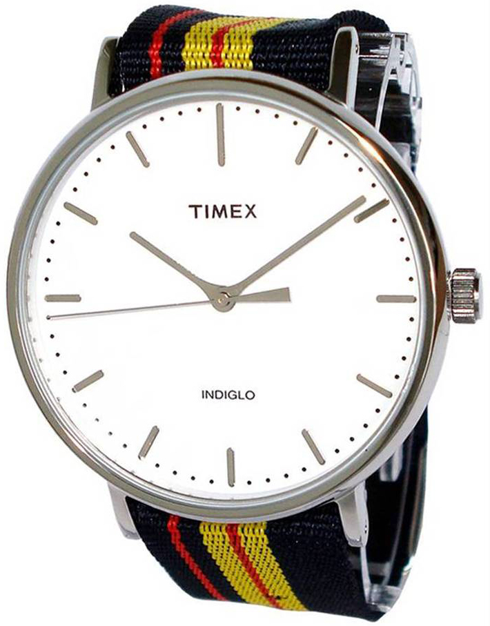 Timex 99999 Herreklokke ABT524 Hvit/Tekstil Ø41 mm