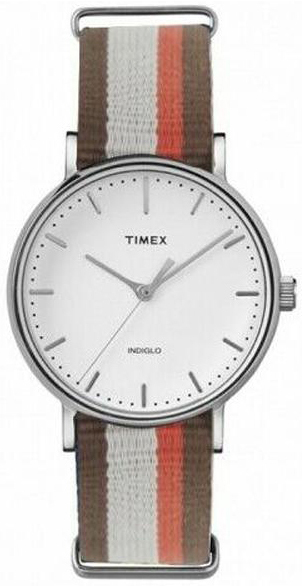 Timex 99999 Herreklokke ABT525 Hvit/Tekstil Ø41 mm