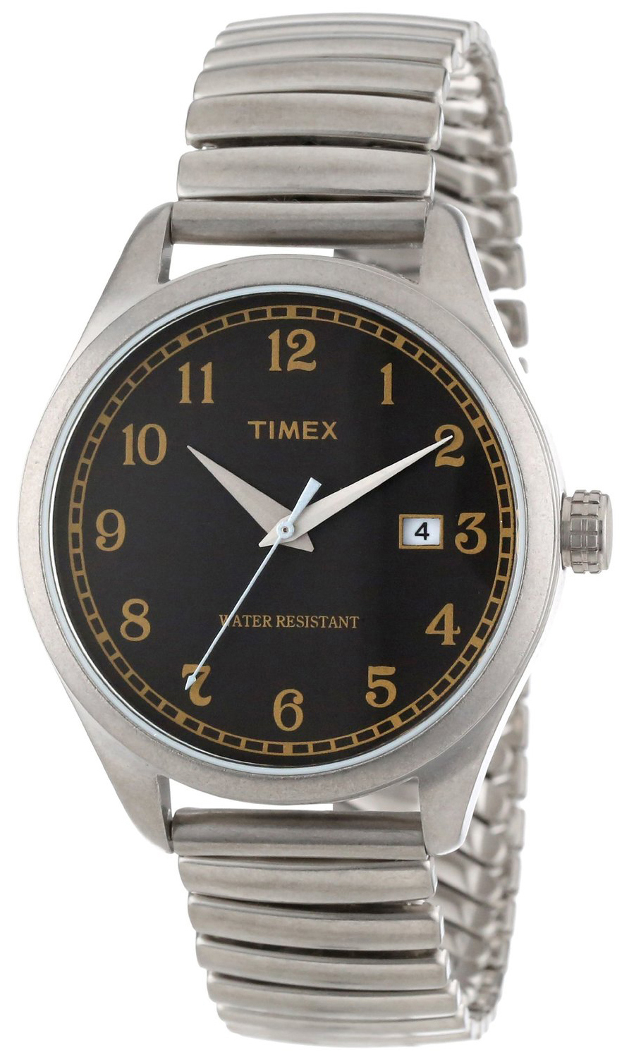 Timex T2N4009J Sort/Stål Ø38 mm