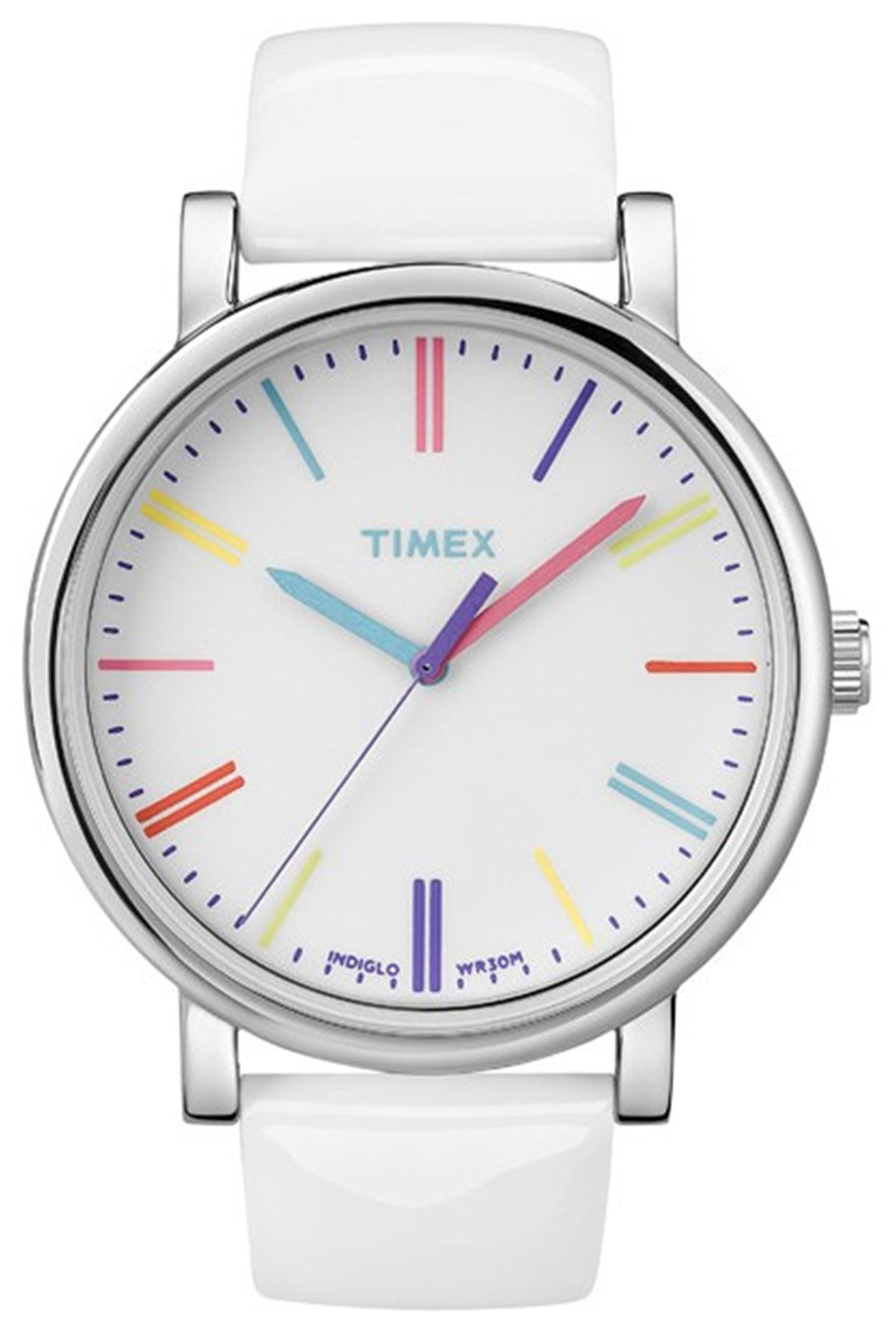 Timex Easy Reader T2N791 Hvit/Lær Ø38 mm