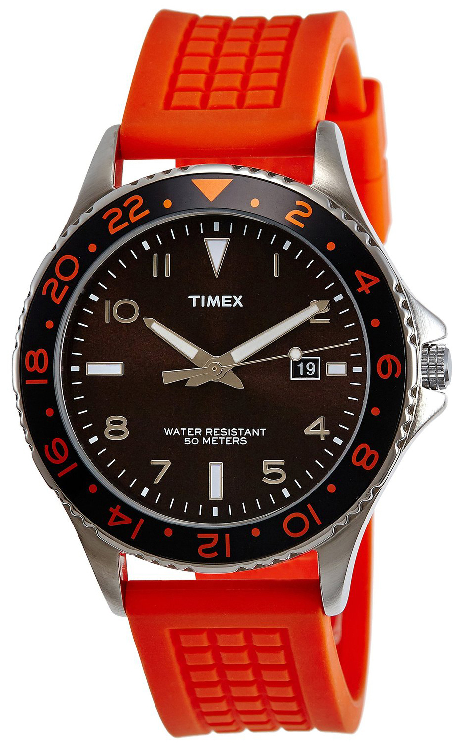 Timex 99999 Herreklokke T2P031 Sort/Gummi Ø41 mm - Timex