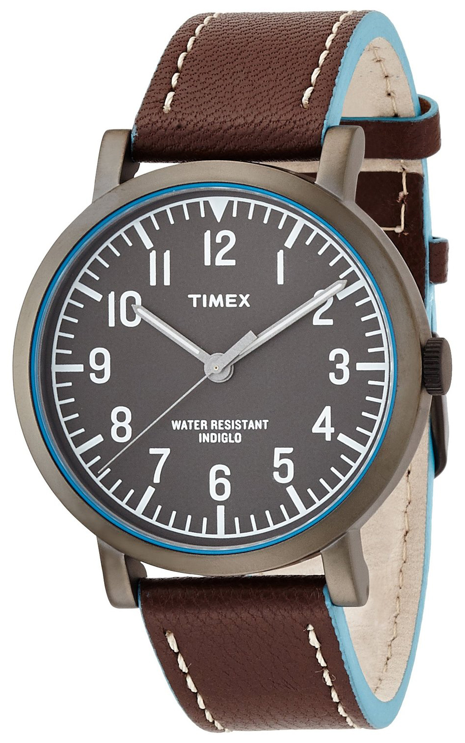 Timex Classic Dameklokke T2P506 Grå/Lær Ø42 mm