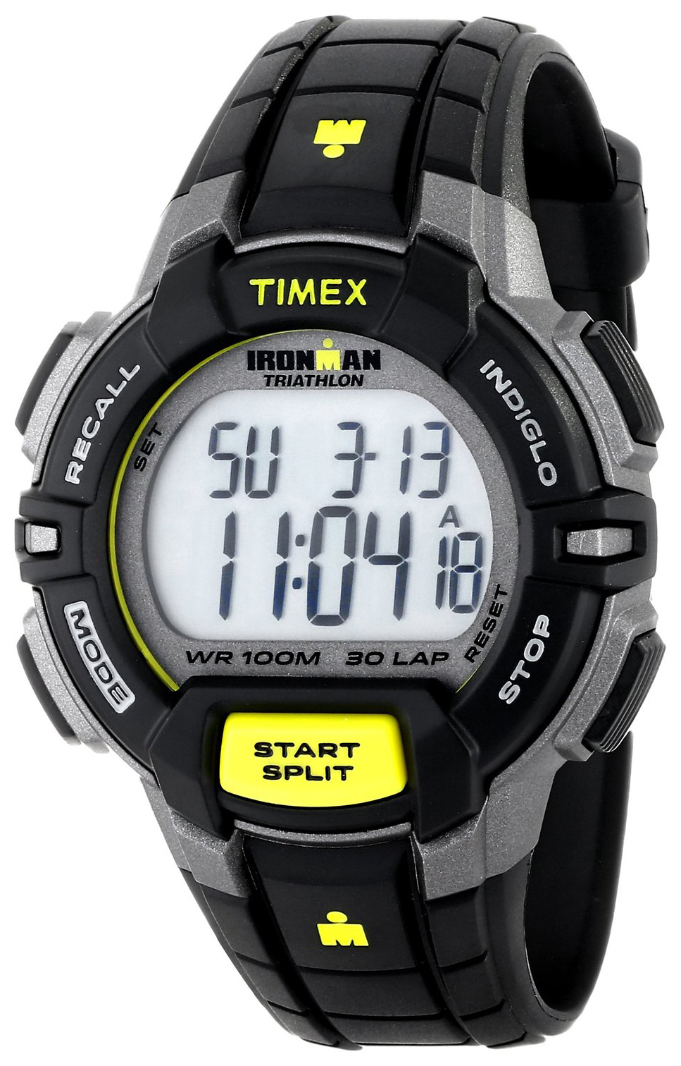 Timex Ironman Herreklokke T5K790 LCD/Resinplast Ø45 mm - Timex