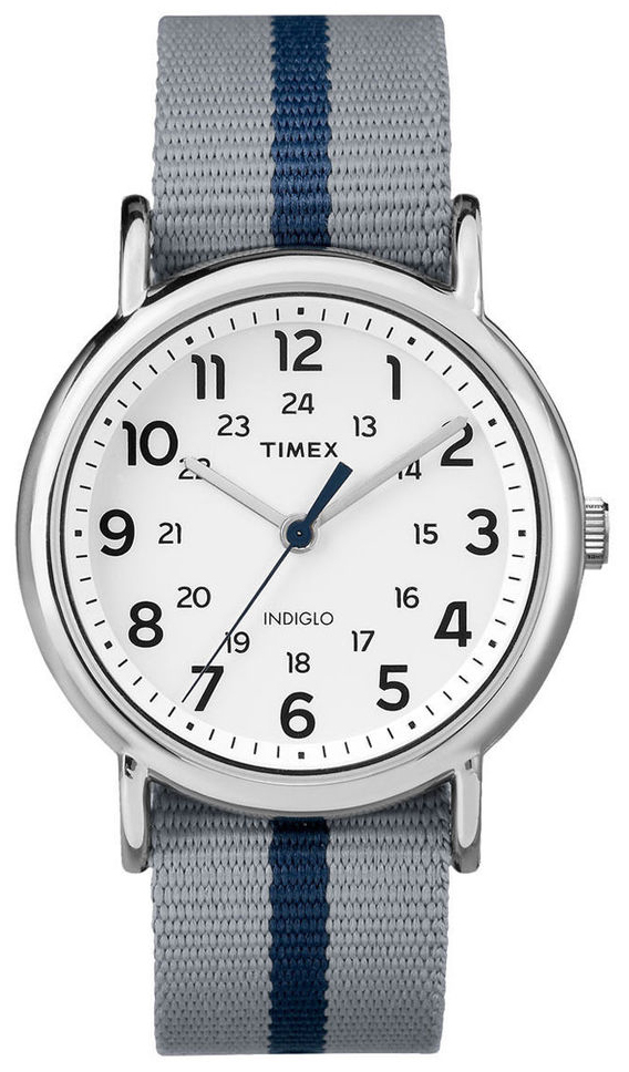 Timex Weekender Herreklokke TW2P72300 Hvit/Tekstil Ø38 mm - Timex