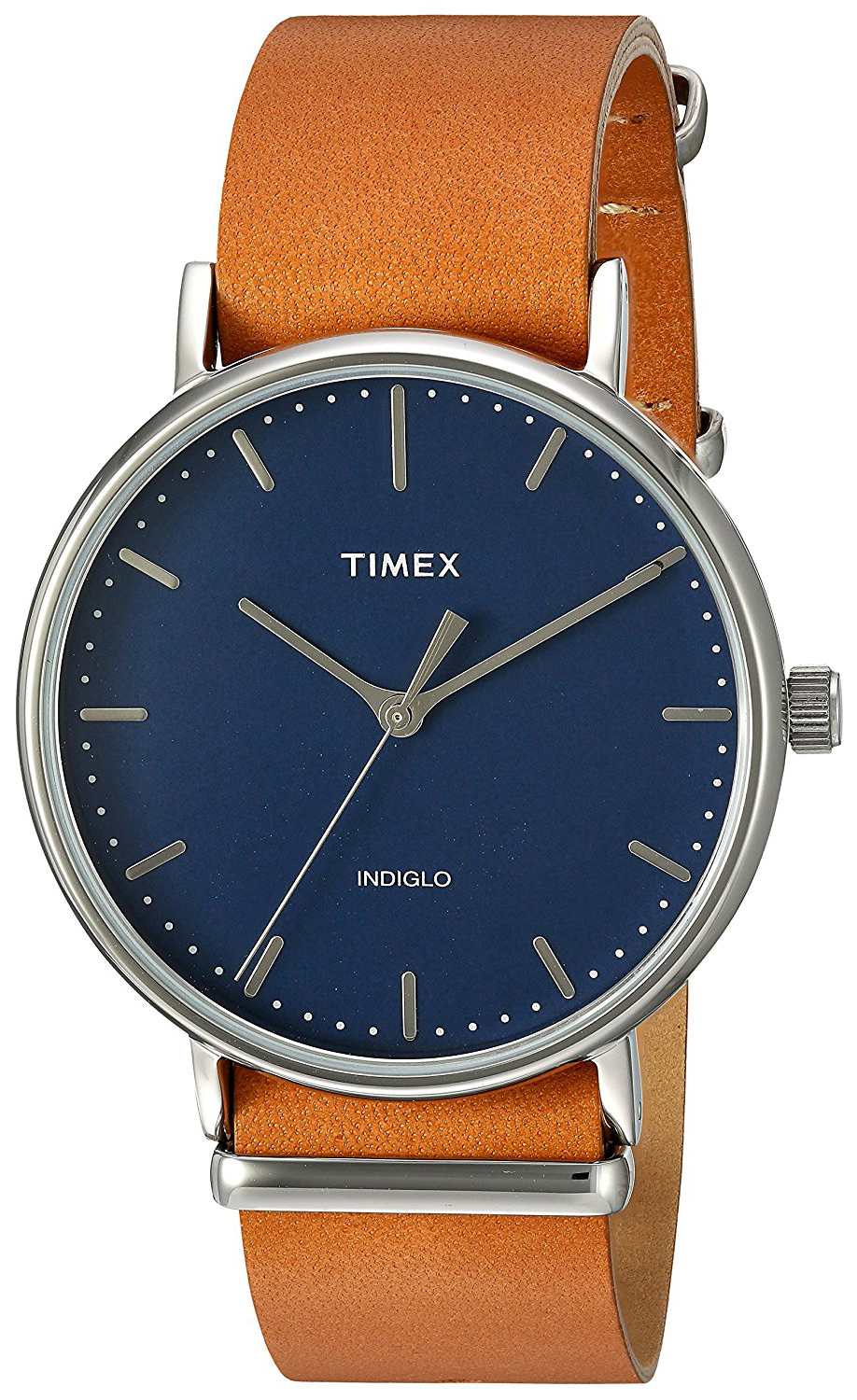 Timex Weekender Herreklokke TW2P97800 Blå/Lær Ø41 mm