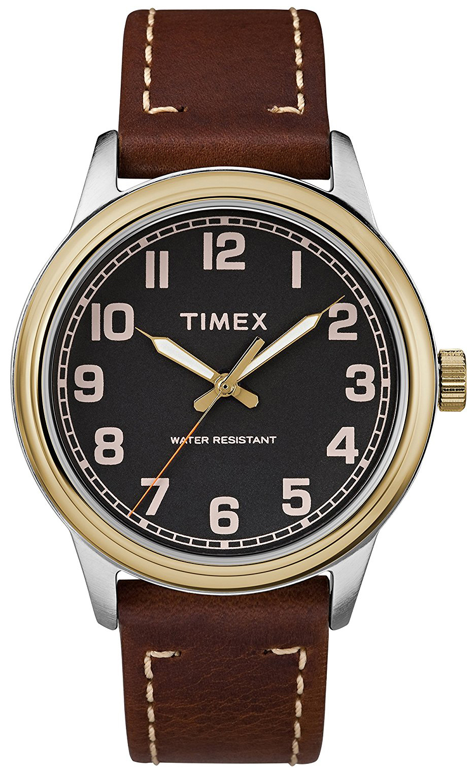 Timex 99999 Herreklokke TW2R22900 Sort/Lær Ø40 mm - Timex