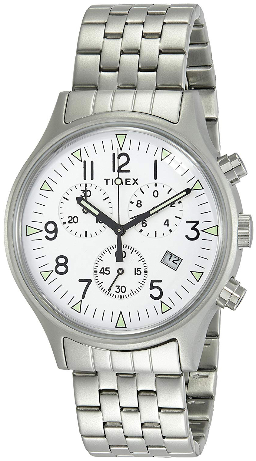 Timex 99999 Herreklokke TW2R68900 Hvit/Stål Ø42 mm
