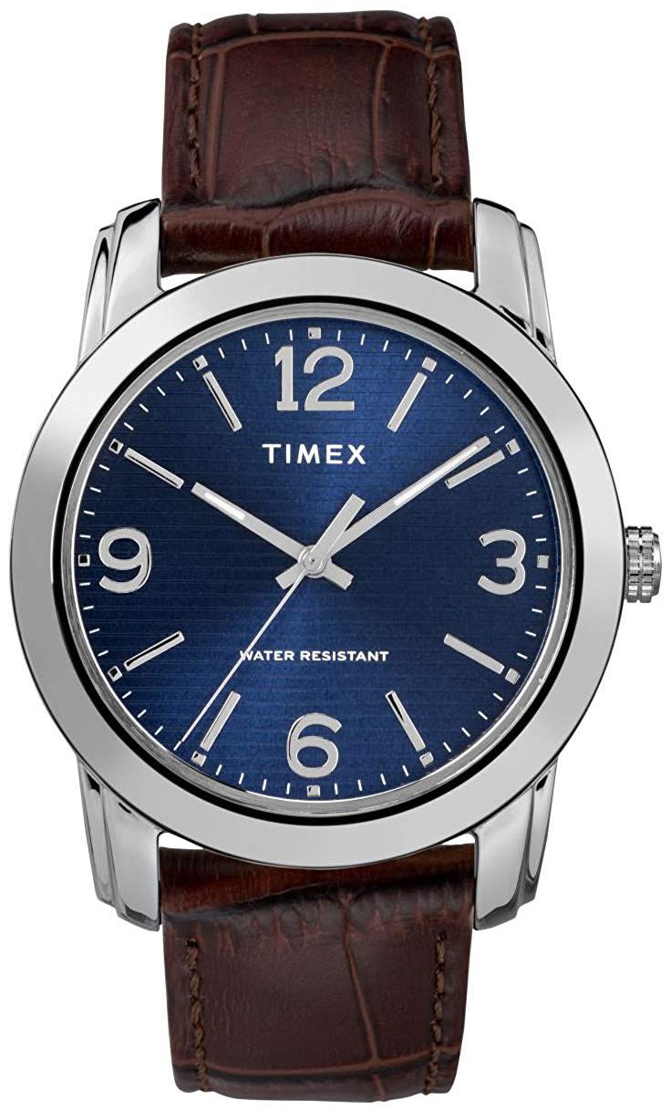 Timex Classic Herreklokke TW2R86800 Blå/Lær Ø39 mm