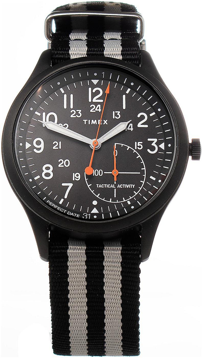 Timex Herreklokke TW2V10600LG Sort/Tekstil Ø41 mm